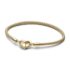 PANDORA - Pulsera Cadena Con Tachuelas 14k