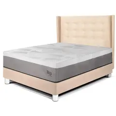 PARAISO - Dormitorio Royal Balannze Gold 2 Plz Champagne + 2 Almohadas + 1 Protector