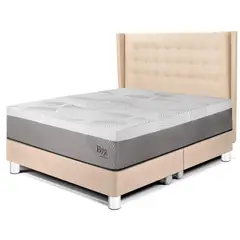 PARAISO - Dormitorio Royal Balannze Gold King Champagne + 2 Almohadas + 1 Protector