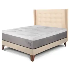 PARAISO - Dormitorio Europeo Royal Balannze Gold 2 Plz Champagne + 2 Almohadas + 1 Protector