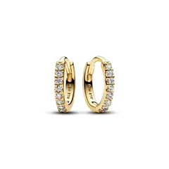 PANDORA - Aretes De Aro Abrazo Brillante