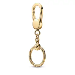 PANDORA - Soporte para charms Bolsa pequeña de Moments Recubrimiento en Oro de 14k