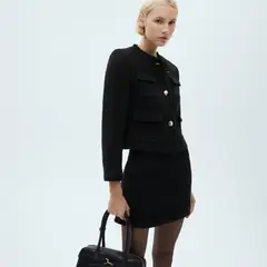 MANGO - Blazer Algodón Mujer