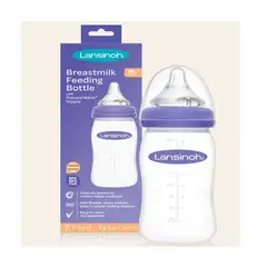 LANSINOH - Biberón Para Leche Materna Tetina 8 Oz