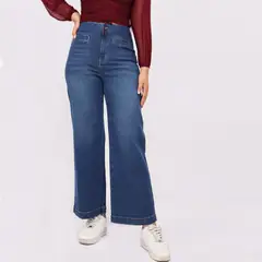 KAYRA POBLET - Jean Culotte Algodón Mujer