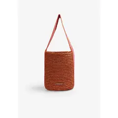 SCALPERS - Bolso Etnic Rafia Rosa