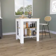 TUHOME - Isla De Cocina Soler - Blanco