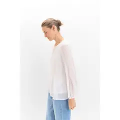 CORTEFIEL - Blusa Manga Larga Mujer