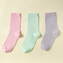 ELEVEN - Media Larga Niña Pack X3 Algodón