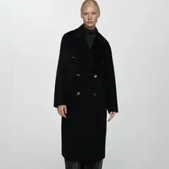 MANGO - Abrigo Oversize Casual Mujer