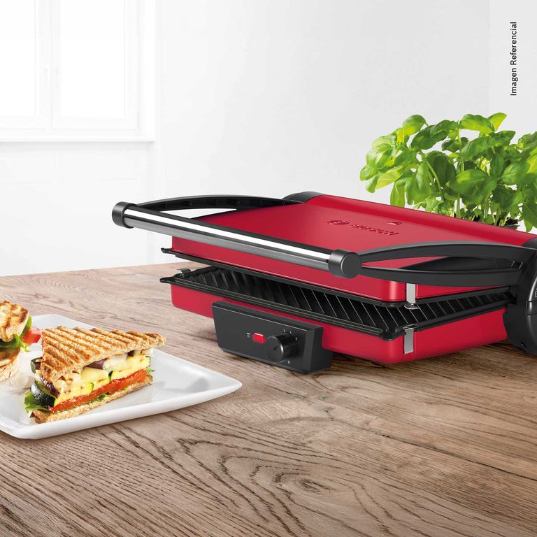 Parrilla Eléctrica Tcg4104 Roja