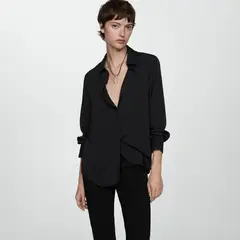 MANGO - Blusa Manga Larga Mujer