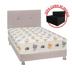 FORLI - Dormitorio Tom Jerry 1.5 Plz Beige + Sofá