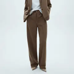 MANGO - Pantalón Straight Mujer