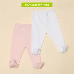 CONIGLIO - Pantalon Bebé Niño Pack X2 Algodón Pima