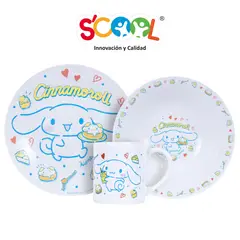 SCOOL - Set Ceramica X3 Pz Cinnamoroll