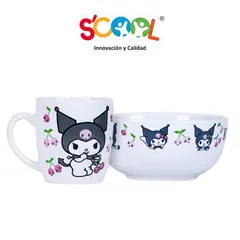 SCOOL - Set Ceramica Taza+bolo Kuromi