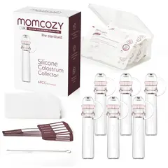 MOMCOZY - Colector De Calostro De Leche Materna Reutilizable 6 Unid
