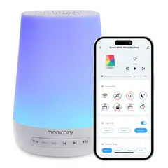 MOMCOZY - Monitor Y Lámpara Inteligente De Ruido Blanco Para Bebé