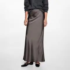 MANGO TEEN - Falda Larga Casual Mujer Mango