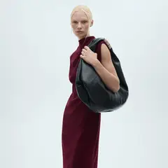 MANGO - Vestido Gante Largo Mujer
