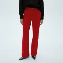 MANGO - Jean Straight 100% Algodón Mujer
