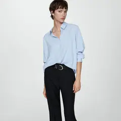 MANGO - Blusa Manga Larga Mujer