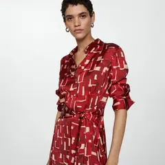 MANGO - Vestido Largo Mujer