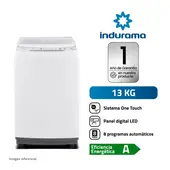 Indurama 13Kg Carga Superior LRI13BLA