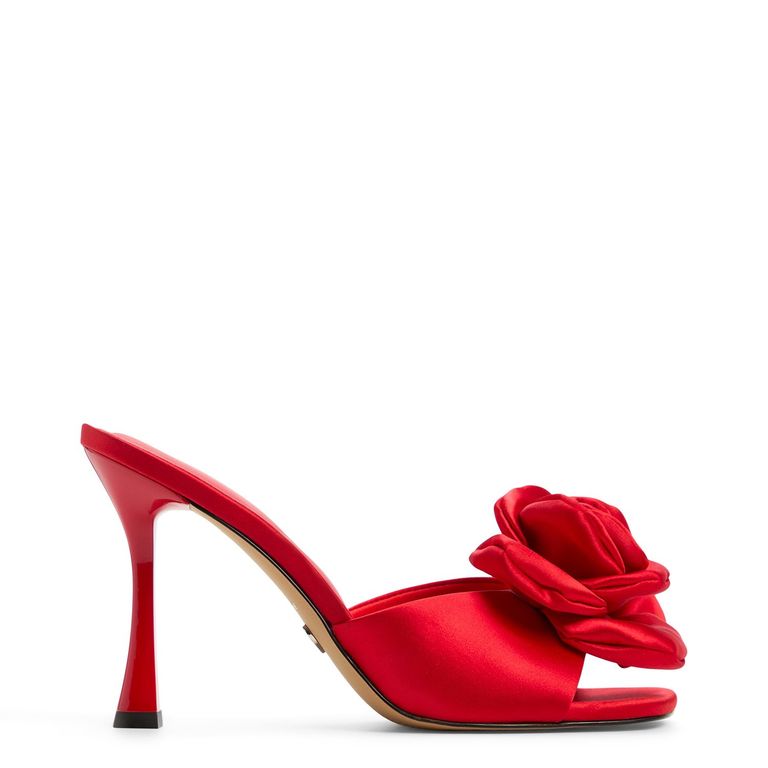 Sandalias Formales Mujer Redrose Rojo