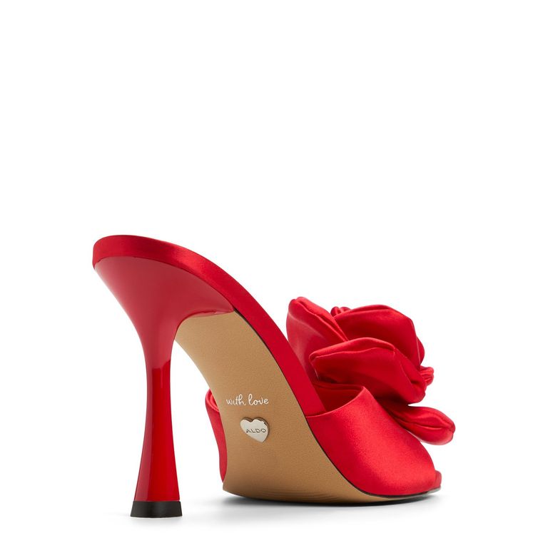 Sandalias Formales Mujer Redrose Rojo