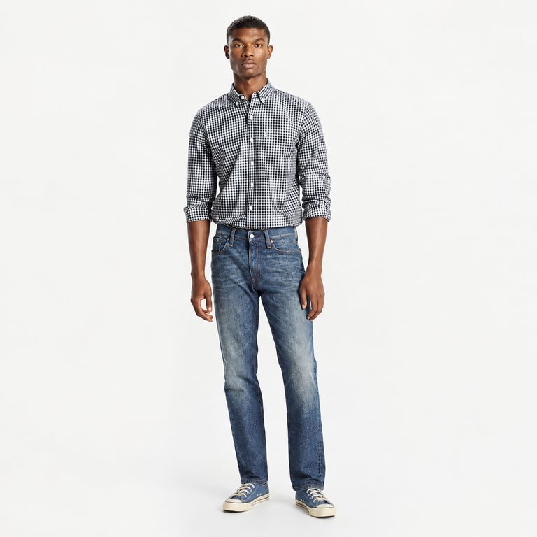Jeans Hombre 502 Taper Azul