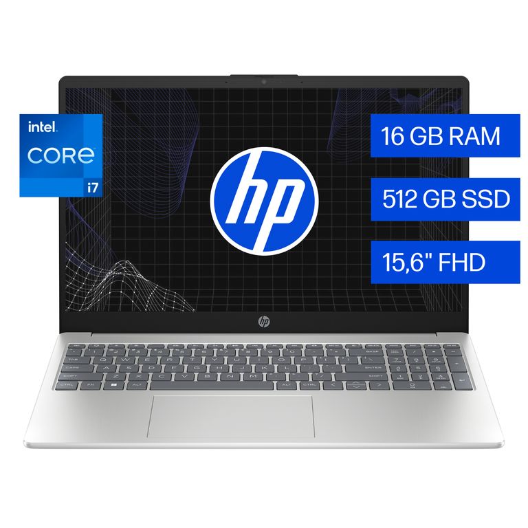 Laptop 15-fd0067la, Intel Core I7, 16 Gb, 512 Gb Ssd, 15.6, Fhd Windows 11 Home...