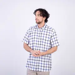 PIERRE CARDIN - Camisa Manga Corta 100% Algodón Hombre