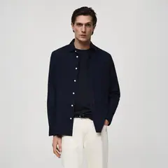 MANGO - Camisa Manga Larga 100% Algodón Hombre