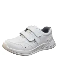 BRUNO KIDS - Zapatilla Escolar Blanco