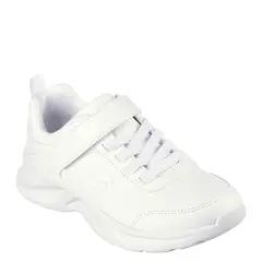 SKECHERS - Zapatilla Escolar Blanco Unisex