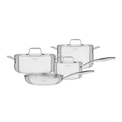 TRAMONTINA - Jgo Ollas 7 Pzas Grano T/acero