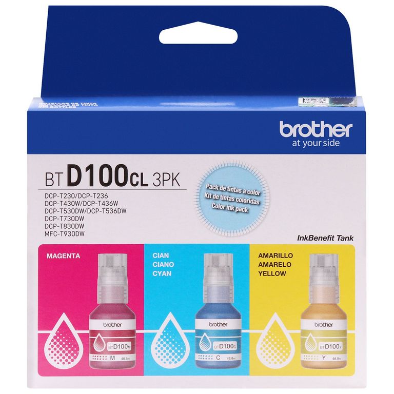Tripack De Tintas Btd100cl3pk