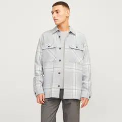 JACK&JONES - Camisa Manga Larga 100% Algodón Hombre