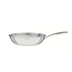 TRAMONTINA - Wok Acero Inoxidable Grano 28 cm