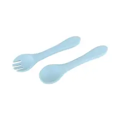 INFANTI - Set De Cubiertos De Silicona Niño