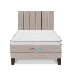 DROM - Dormitorio Europeo Natten 2 Plz + 2 Almohadas Viscoelásticas + Protector