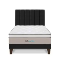 DROM - Dormitorio Europeo Natten 2 Plz + 2 Almohadas Viscoelásticas + Protector