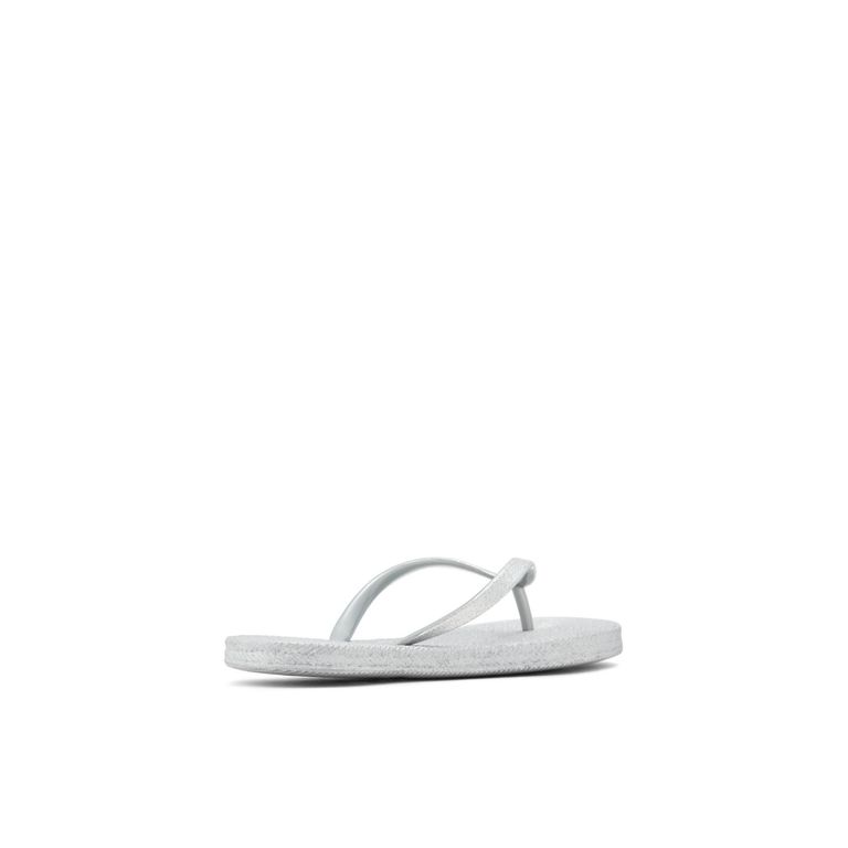Sandalias Casuales Mujer Aloomba Plateado