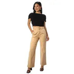 FORDAN JEANS - Pantalon Con Correa De Lona Cod3882