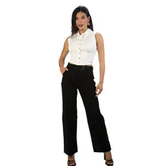 FORDAN JEANS - Pantalon Con Correa De Lona Cod3882