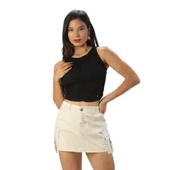 FORDAN JEANS - Falda Short Bolsilcostados Cod3887