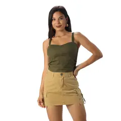 FORDAN JEANS - Falda Short Bolsilcostados Cod3887