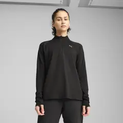 PUMA - Polo deportivo Mujer W RUN VELOCITY CLOUDSPUN 1/4 ZIP